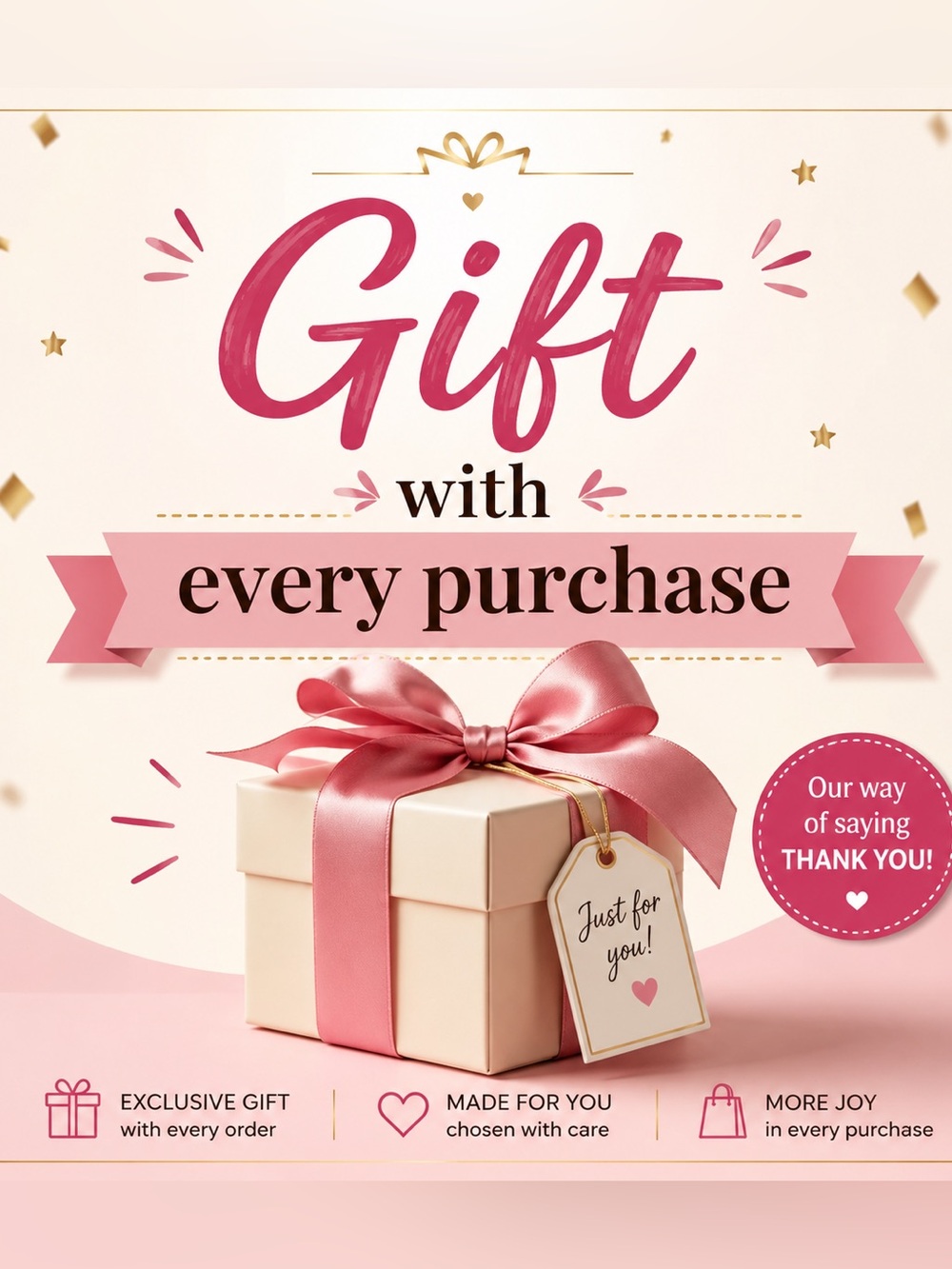 Gift with every purchase